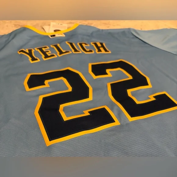 Nike Authentic Milwaukee Brewers City Connect Christian Yelich Jersey Men’s XL - Picture 8 of 8